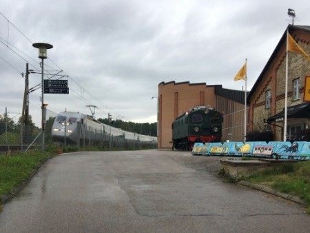 142 Järnvägens Museum Ängelholm real railway side
